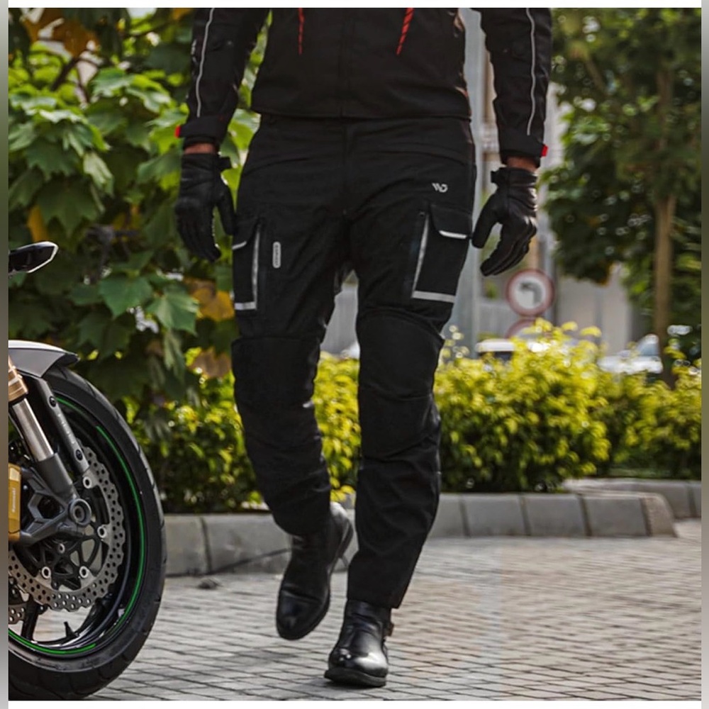 WD Motorcycle Pants All Season Waterproof  CE Armor Reflective Size 40 (XXL) - Picture 5 of 5